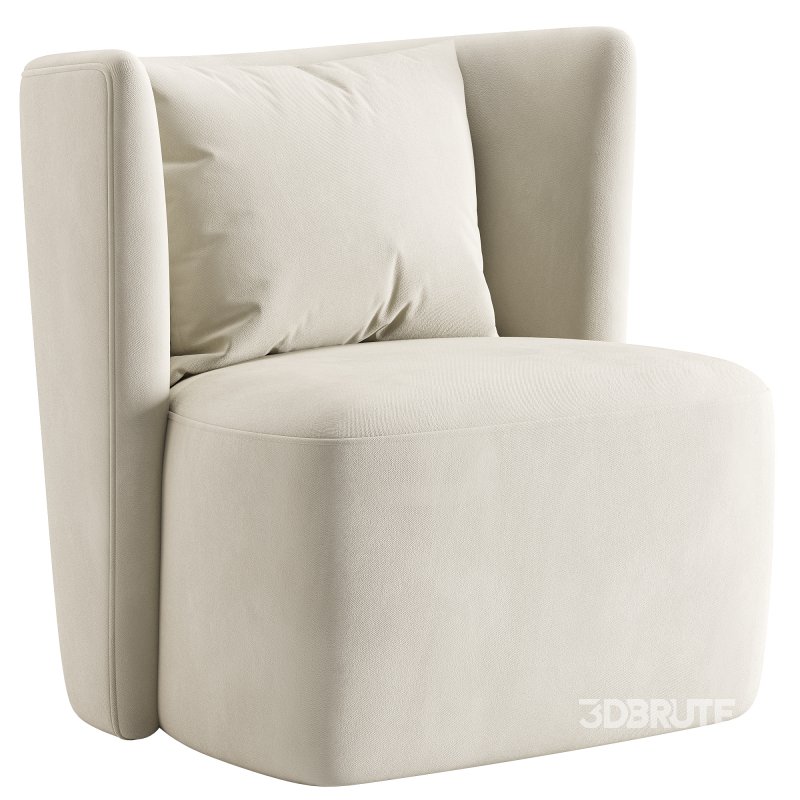 Sculpted Swivel Chair Image 4