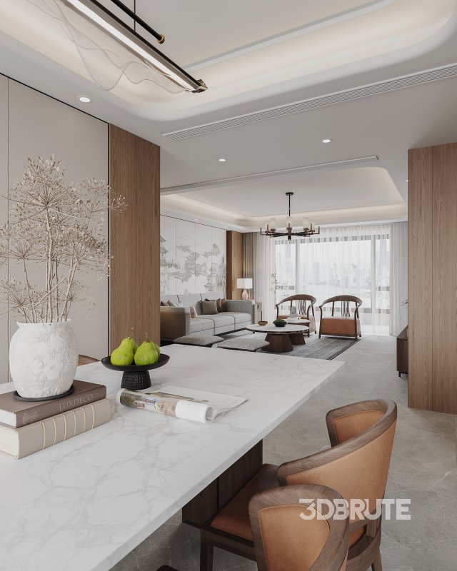 Chinese Living Room Dining Room Image 3