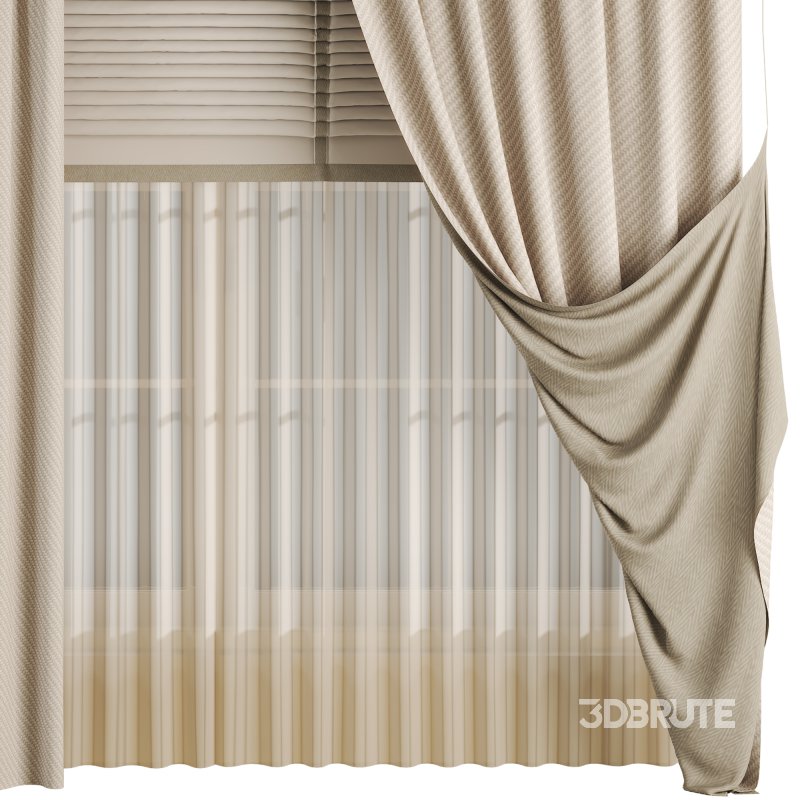 Silk and Cotton Curtain Set 57 Image 2