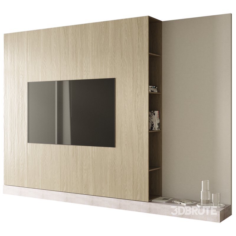 TV wall set 07 Image 1