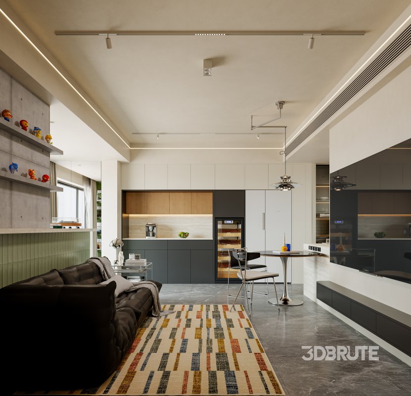 Living Room Dining Room Kitchen Bedroom Image 3