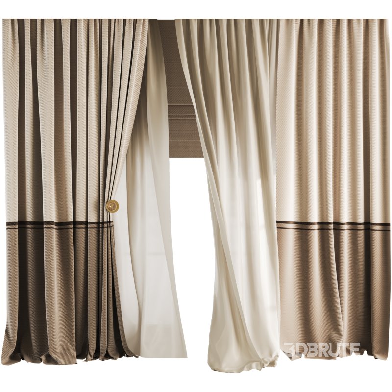 Silk and Cotton Curtain 043 Image 1