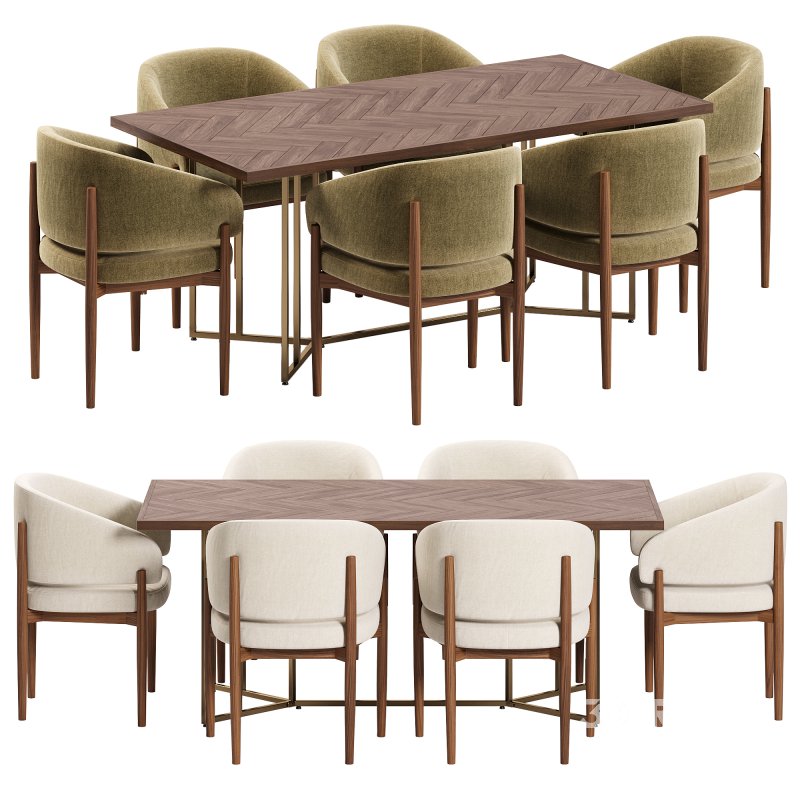 Westwing Nemo Chair and Luca Dining Table Image 3