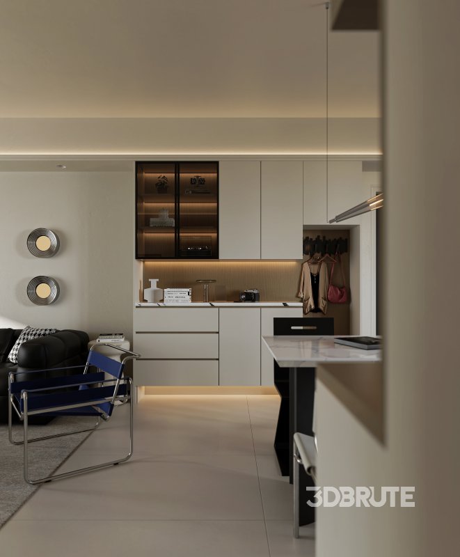 Modern living room dining room Image 6