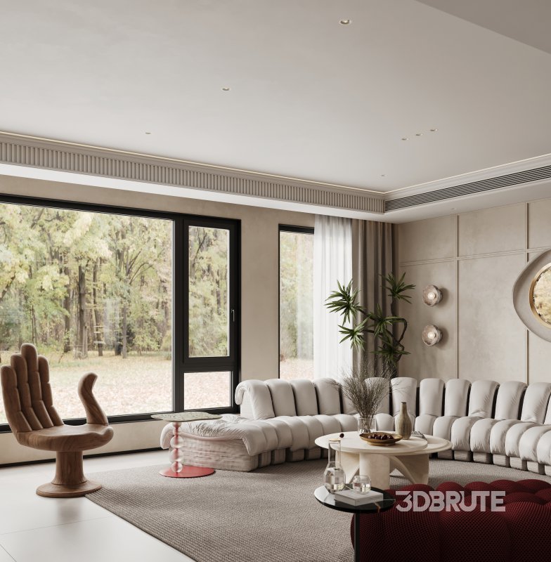 Luxurious living room Image 6