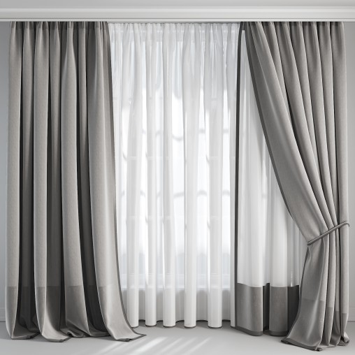 Silk and Cotton Curtain 07