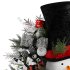 Snowman Wearth Christmas Decor - Thumbnail 3