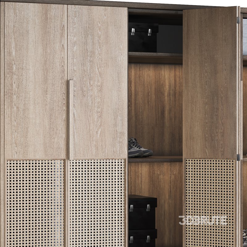 Wooden bedroom wardrobe Image 4