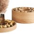 Figs and walnuts serving dish set with pampas - Thumbnail 1