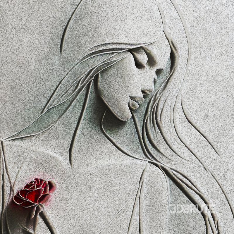 3D Art Relief Image 2