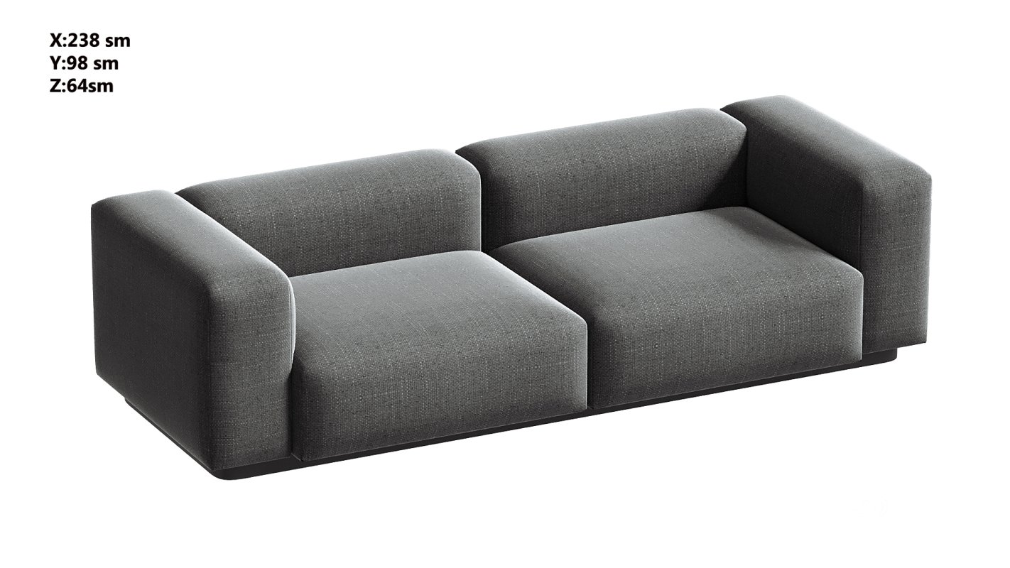 Soft Modular Sofa Image 3