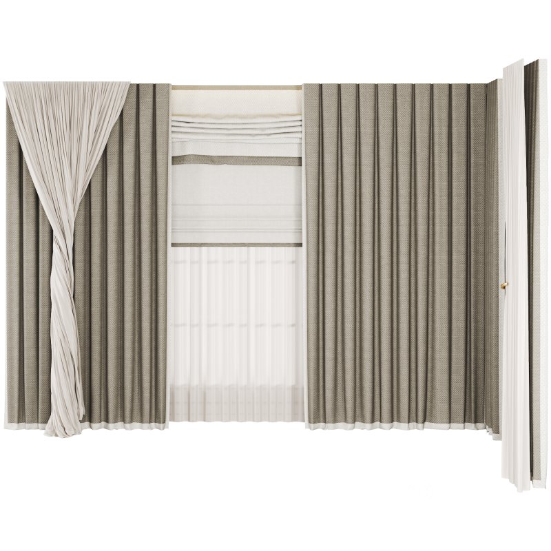 Silk and Cotton Curtain 050 Image 2