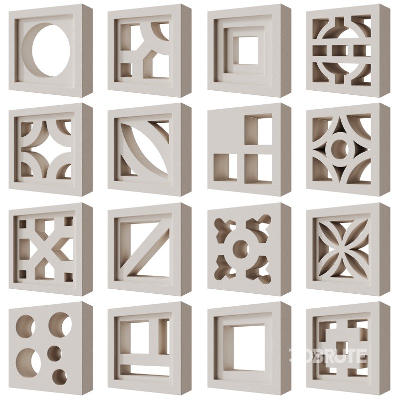 Modular Wall 24 Set by Tesselle Image 2
