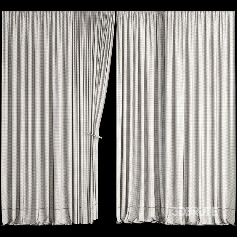 Silk and Cotton Curtain 030 Image 3