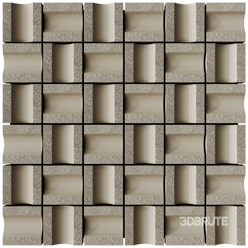 3d panels NEBEL by Nagoya Mosaic-Tile Image 3