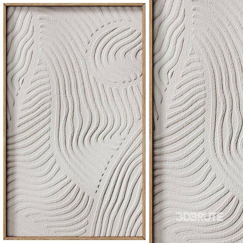 Decorative panel 3D ART RELIEF 20 Image 1