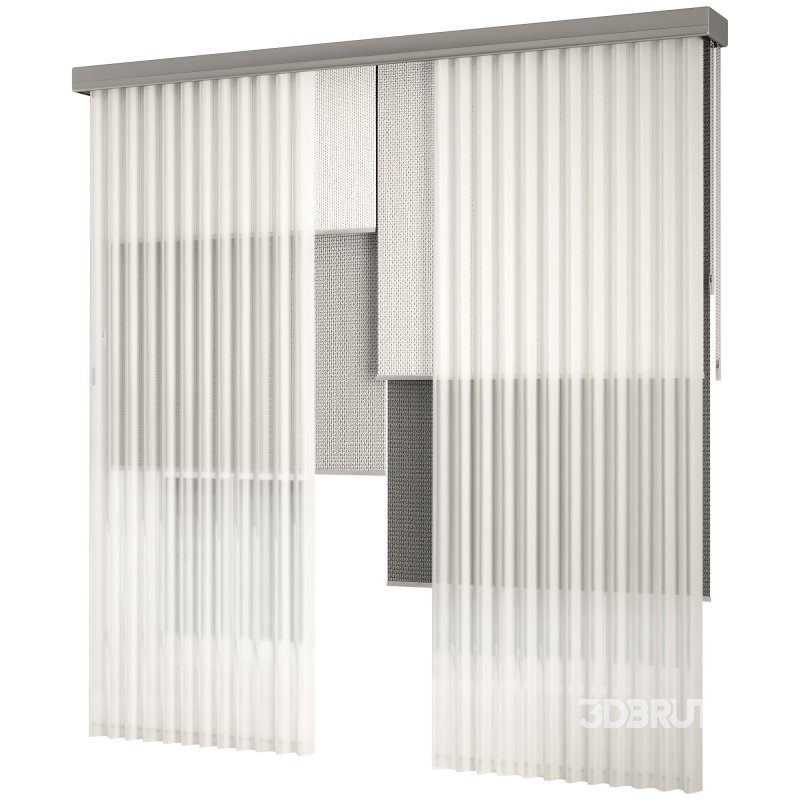 Silk and cotton curtain 021 Image 1