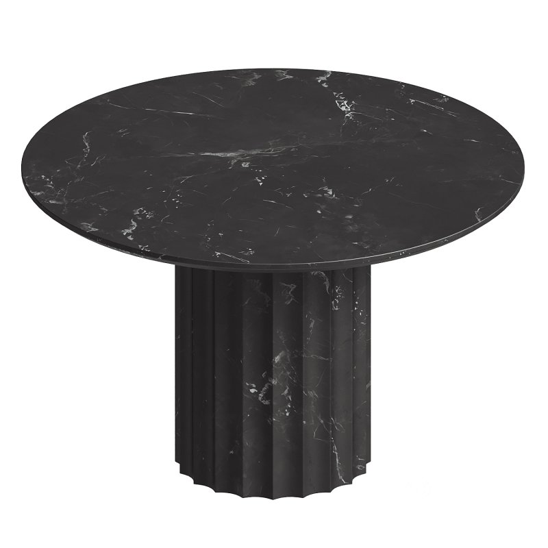 Danae Round Stone Dining Table Image 5