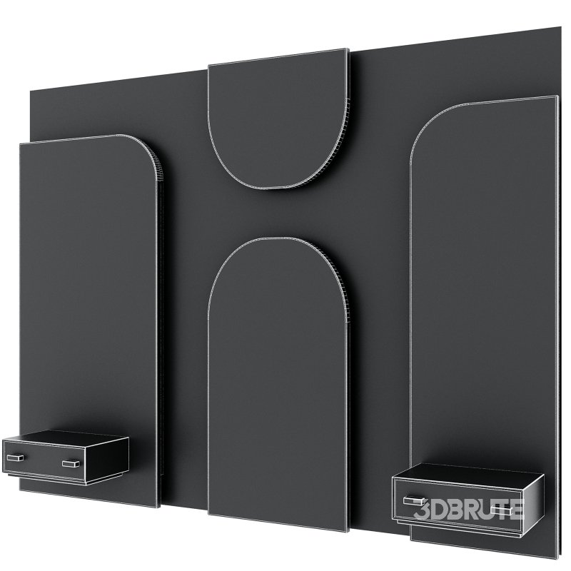 Headboard wall panel 001 Image 3