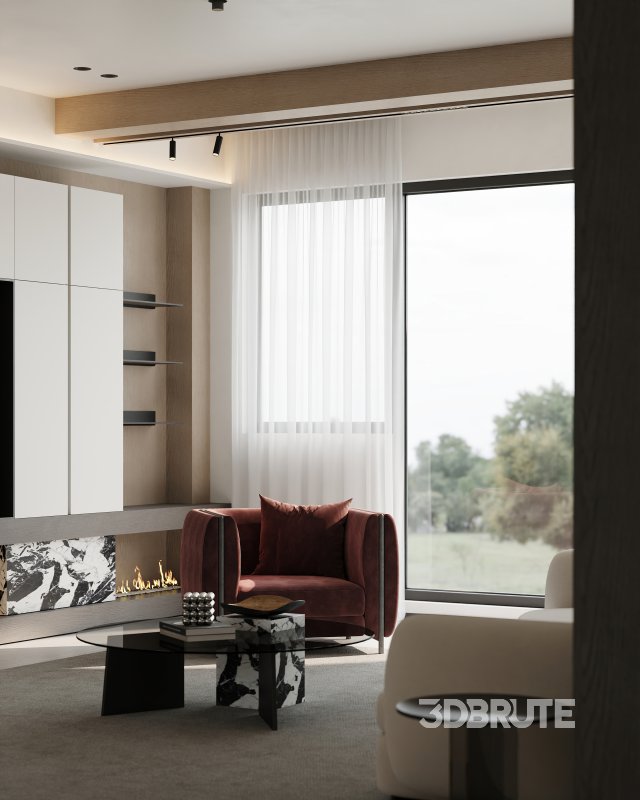 Modern living and dining room Image 4