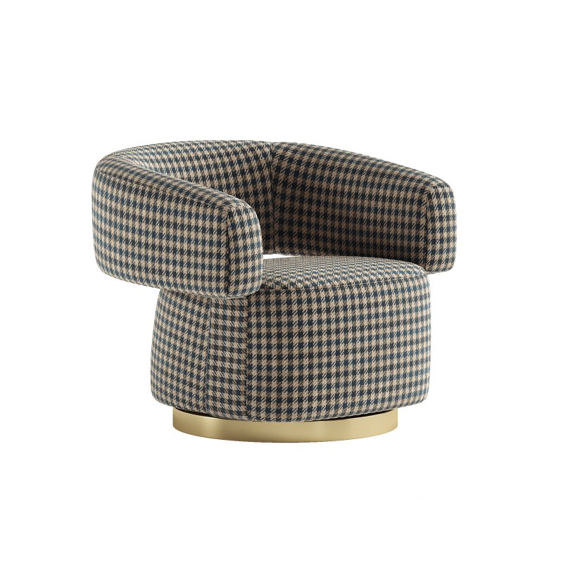 River Velvet Accent Chair Image 4