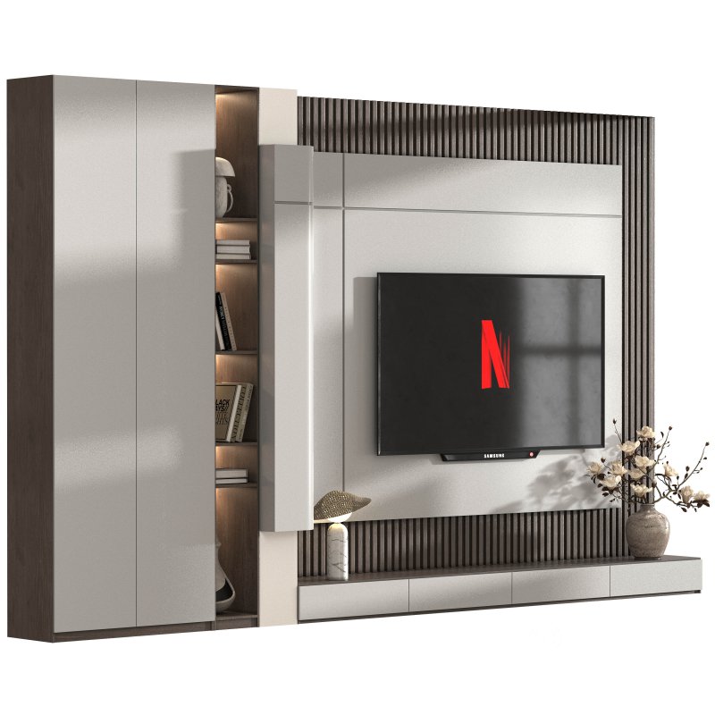TV Wall set 04 Image 1