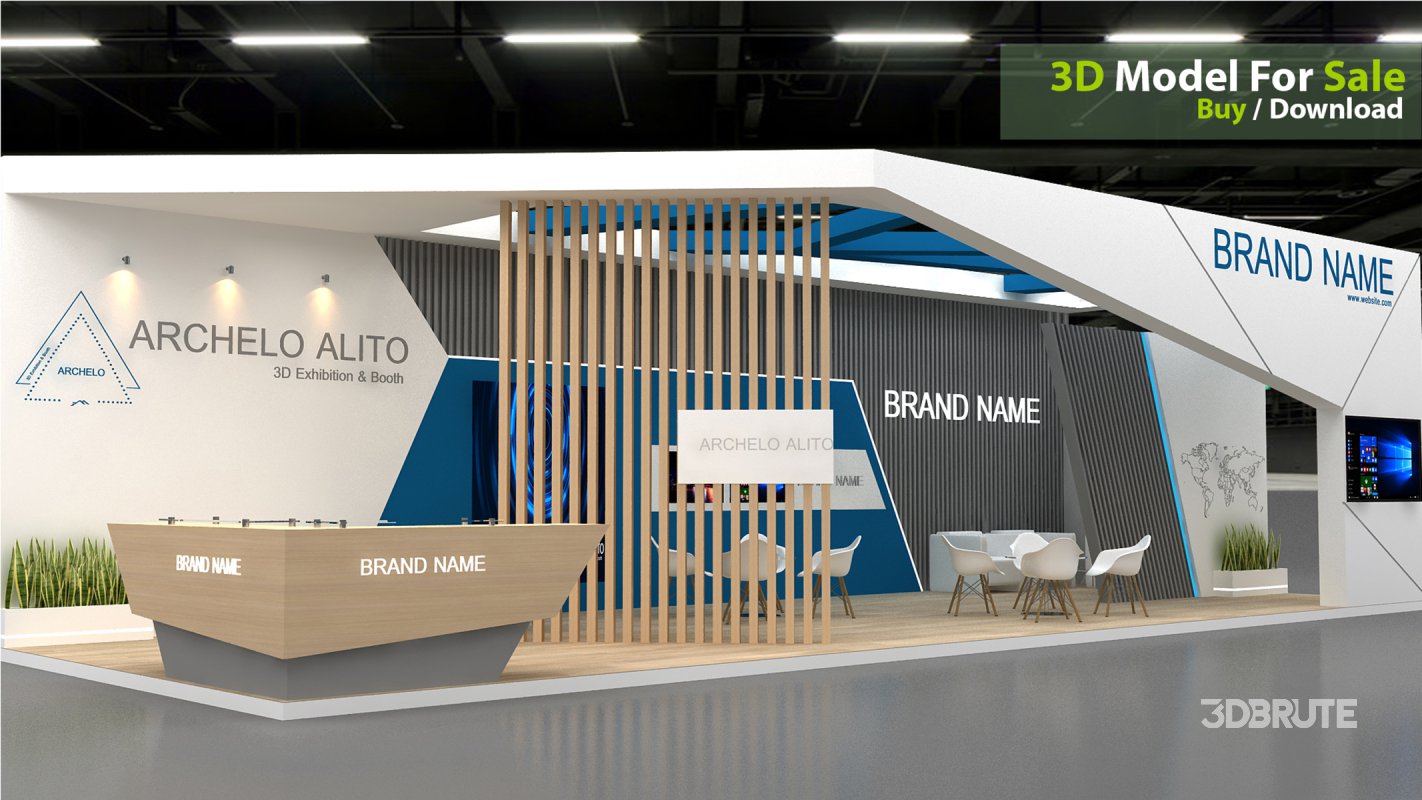 3d model stall Image 1