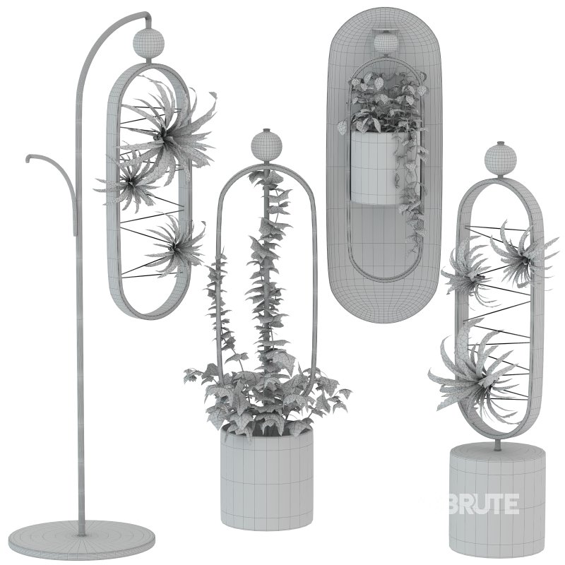 Planters with Moveable Magnetic Pots Image 4