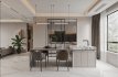Modern living room and dining room interior scene - Thumbnail 5