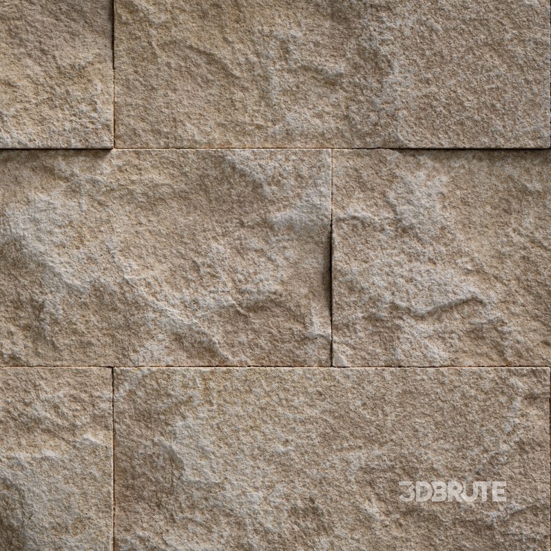Split Face Travertine 03 (Seamless) Image 3