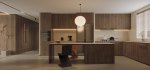Modern living room and dining room kitchen bedroom interior scene - Thumbnail 1