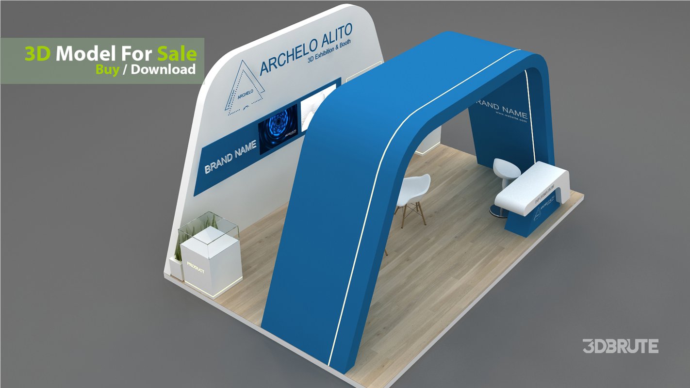 exhibition 3d model Image 6