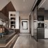 Modern living room and dining room interior scene - Thumbnail 2