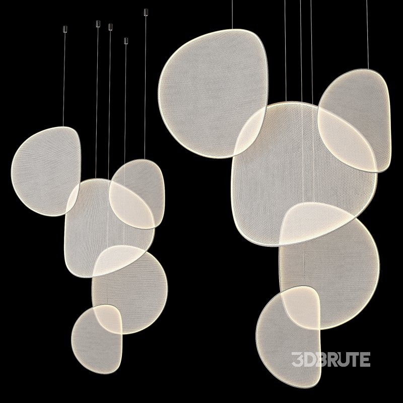 IIII 09 LED fabric pendant lamp Image 1