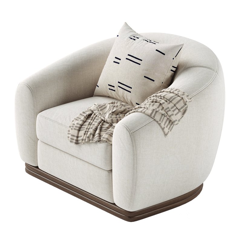 Marlowe Grey Lounge Chair Image 6