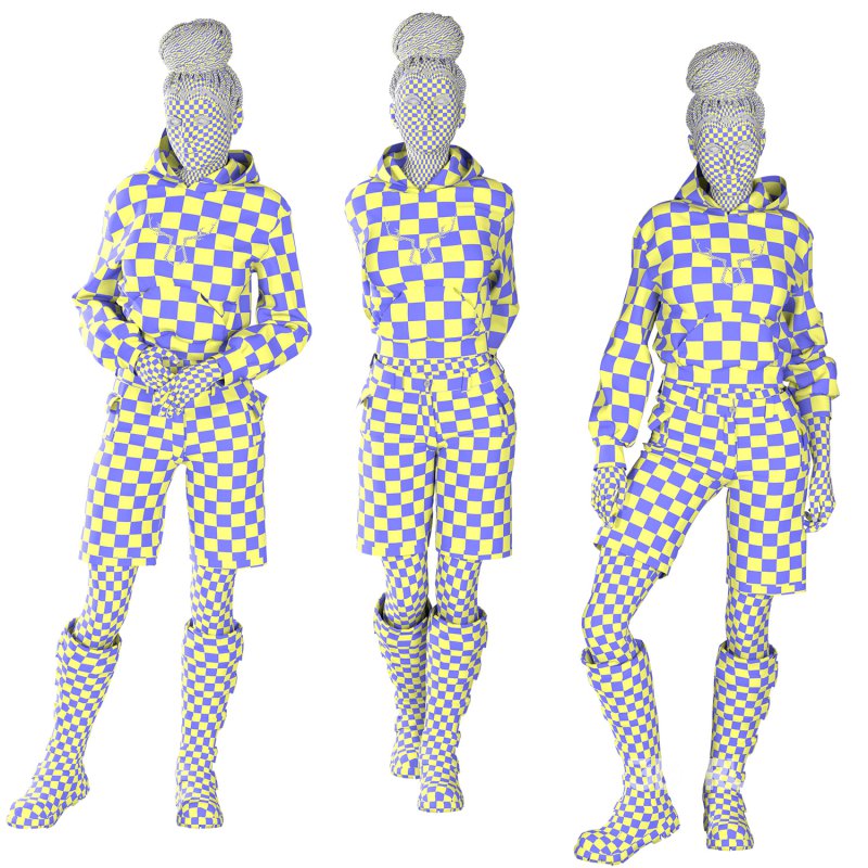 Casual African woman 03 Poses Image 4