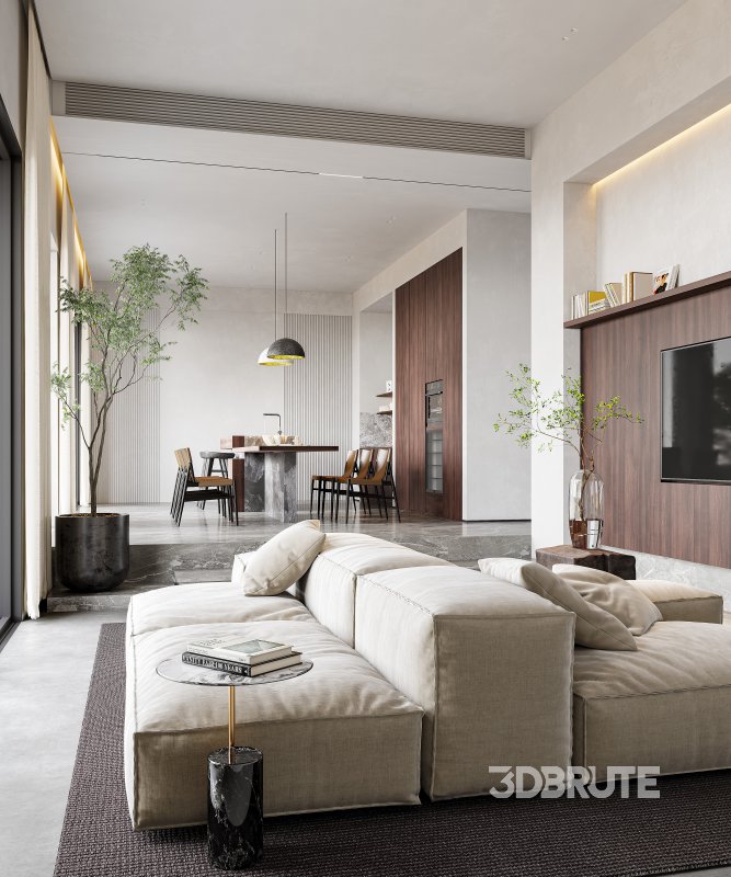 living room dining room Image 5