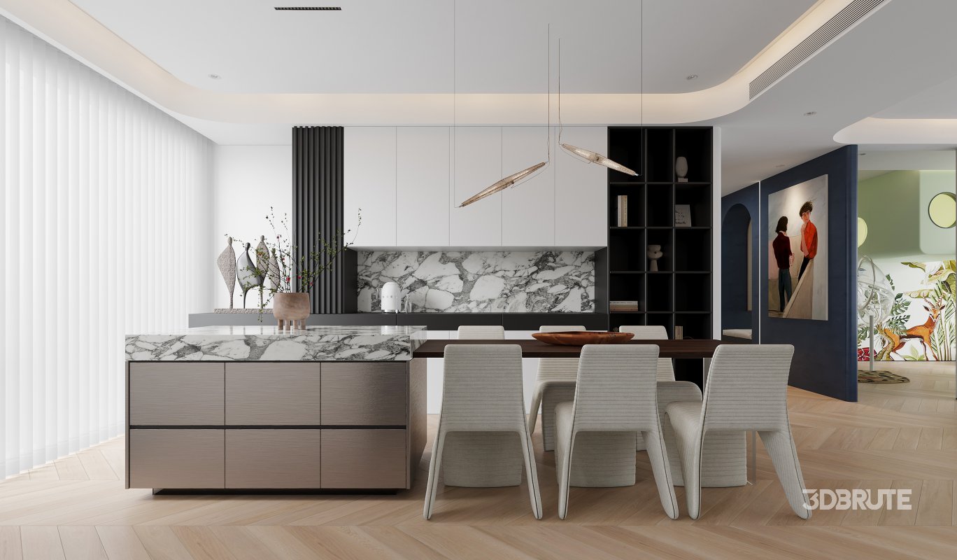 living room dining room Image 1