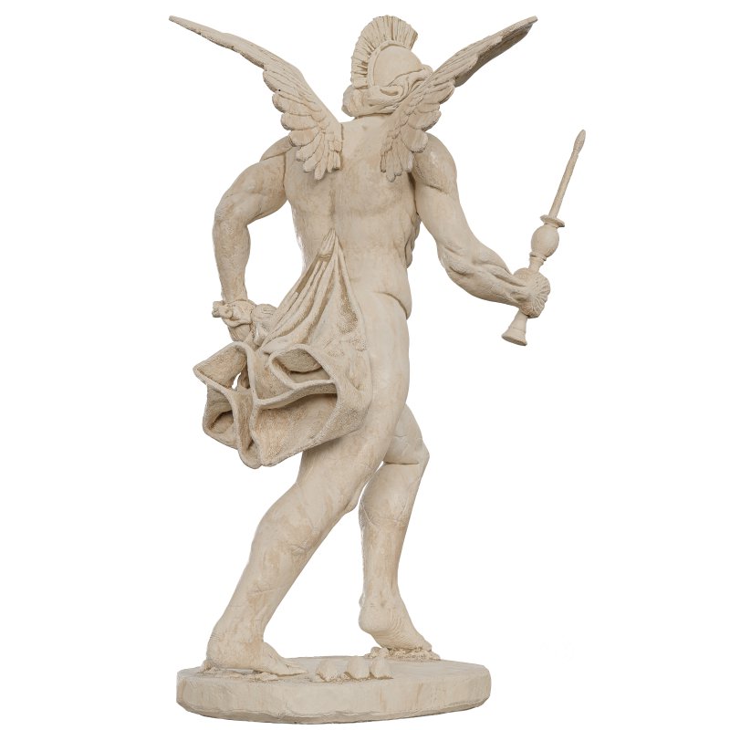 Ancient Old Greek Soldier Sculpture Image 3