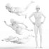 Swimmer woman 04 Poses - Thumbnail 2