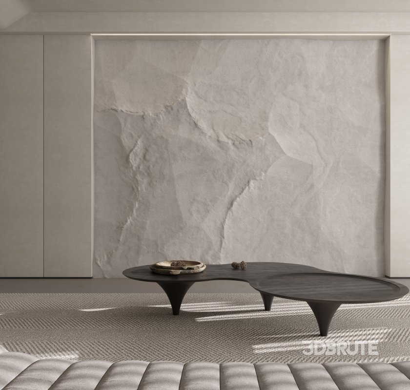 Modern living room and dining room interior scene Image 11