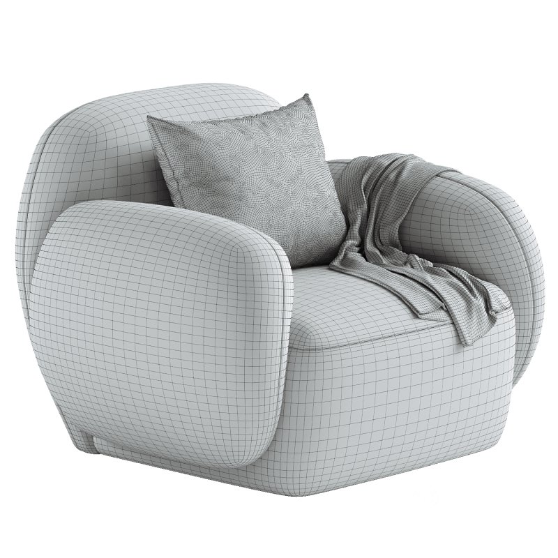 Hazel Beige Lounge Chair Image 3
