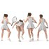 Tenniser Woman 04 poses - Thumbnail 4