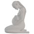 Antique Pregnant Mothers Embrace - Thumbnail 1