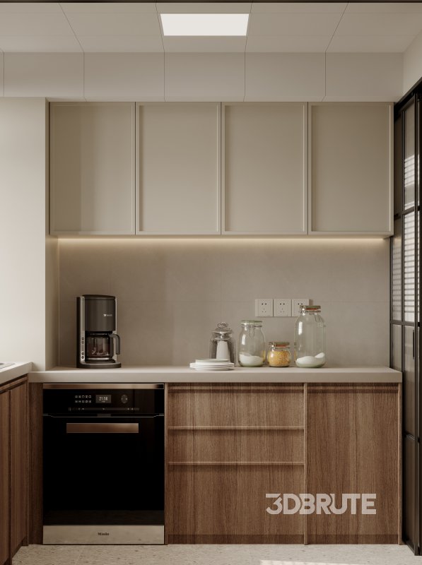 living room dining room kitchen office Image 3