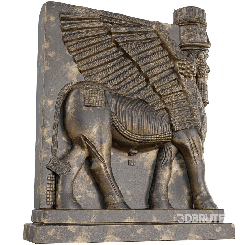 Assyrian Lamassu Guardian Deity of Mesopotamia Image 3