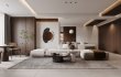 Modern living room and dining room interior scene - Thumbnail 6