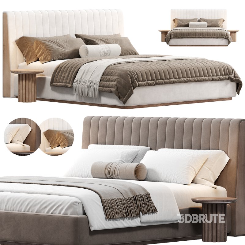 HARRY BED By Berlin camel Image 3