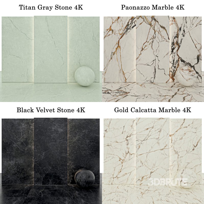 Stone 133 (Paonazzo,Calcatta,Titan,Velvet) Image 6