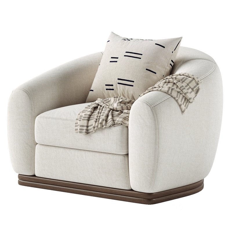 Marlowe Grey Lounge Chair Image 4